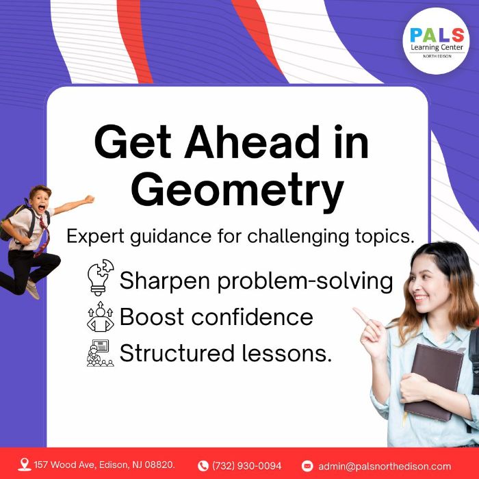 PALS Geometry Program Geometry Tutoring Class Edison NJ