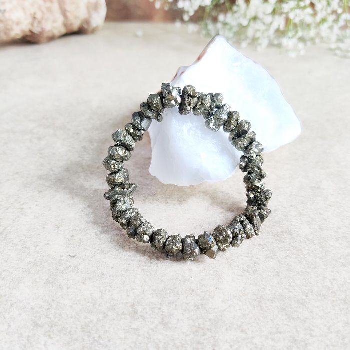 Pyrite Bracelet for Confidence Prosperity