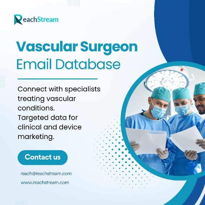 Reach DecisionMakers with Vascular Surgeon Emails