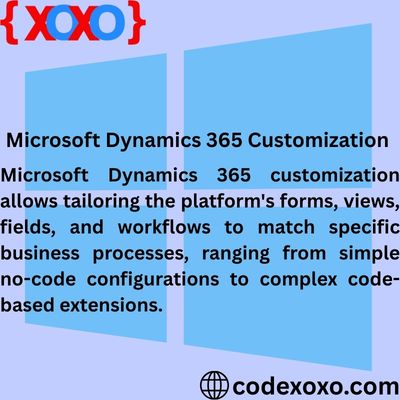 Microsoft Dynamics 365 Customization