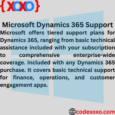 Microsoft Dynamics 365 Support