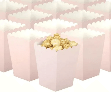 Pink Popcorn Boxes