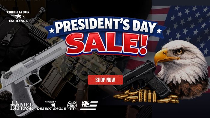 Shop Presidents Day Gun Deals at Cordelia Gun Exchange Now
