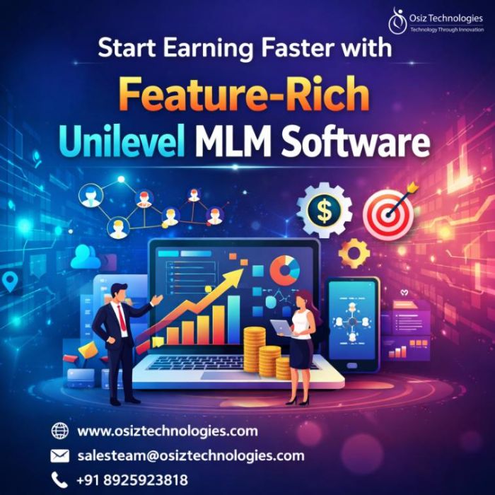 Start Earning Faster with FeatureRich Unilevel MLM Software