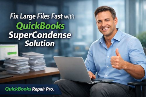 Fix Large Files Fast with QuickBooks SuperCondense Solution