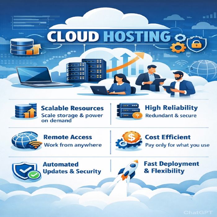 Web cloud hosting