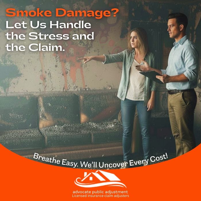 Professional Smoke Damage Home Insurance Claims Services for Restoration