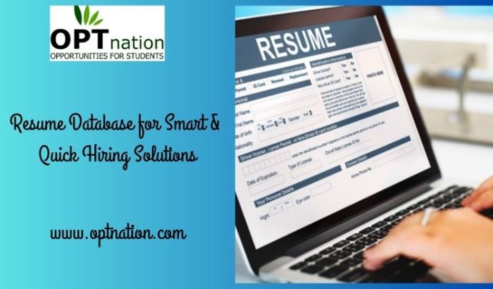 Resume Database for Smart Quick Hiring Solutions
