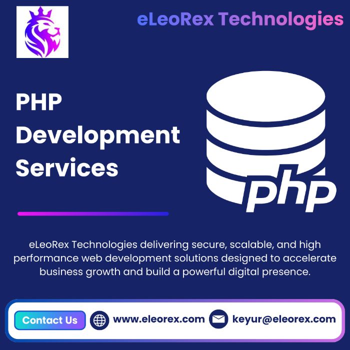 Best PHP Development Services eLeoRex Technologies