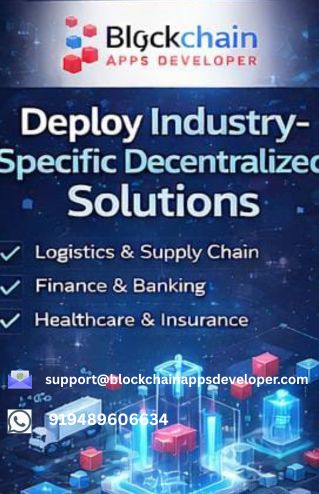 Deploy IndustrySpecific Decentralized Solutions