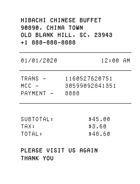 Experience a seamless, hustle free Grocery receipt today.