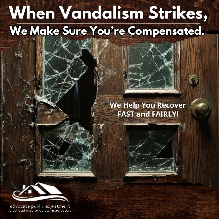 How a vandalism insurance adjuster Evaluates Property Damage