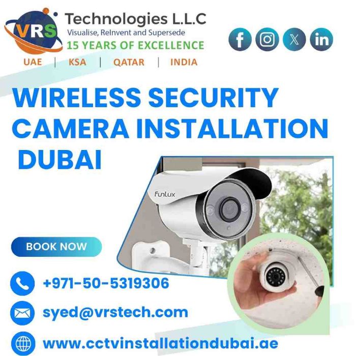 Need Smart Wireless Camera Setup in Dubai?