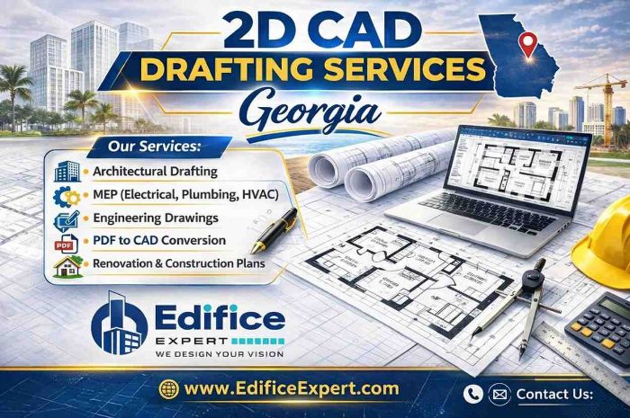 Outsource 2D CAD Drafting Services in Georgia Edifice