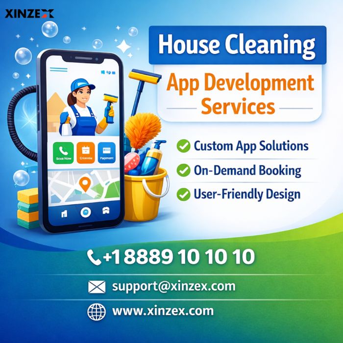 Professional House Cleaning App Development Services for Startups
