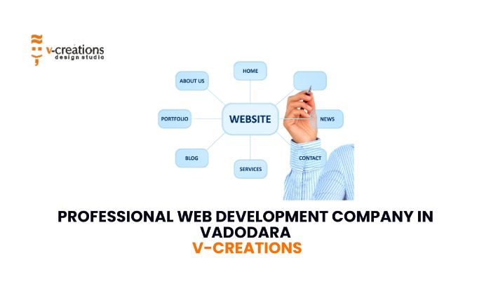 Professional Web Development Company in Vadodara Vcreation