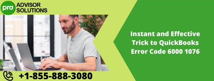 QuickBooks error code 6000 1076 How to Fix Company File Access Issue in QuickBooks