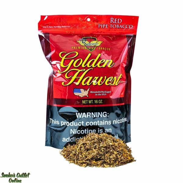 Shop Authentic Golden Harvest Pipe Tobacco 1 lb Robust from Smokers Outlet Online
