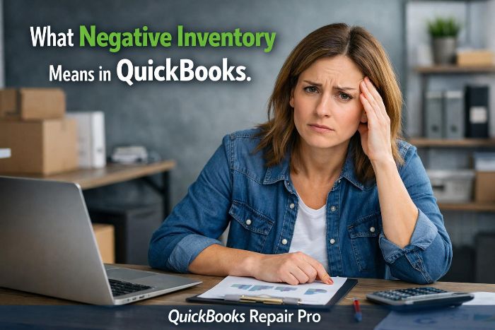 What Negative Inventory Means in QuickBooks