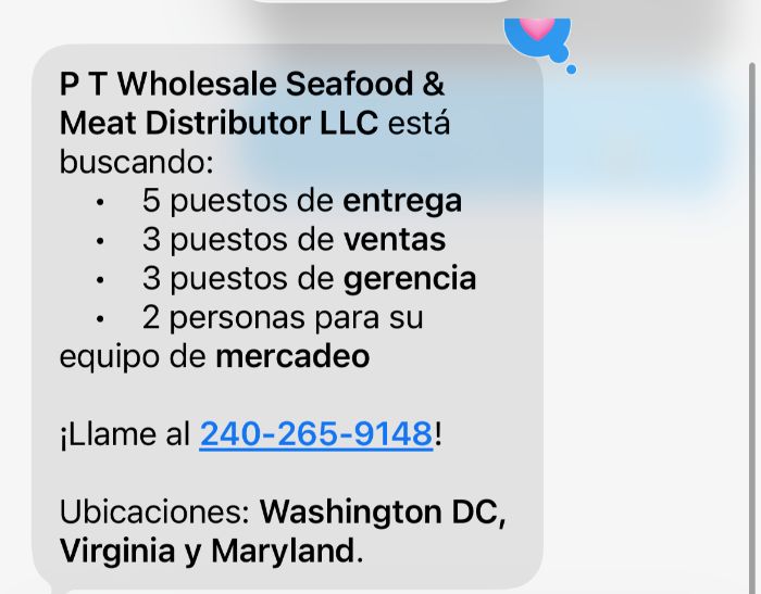 Wholesale seafood