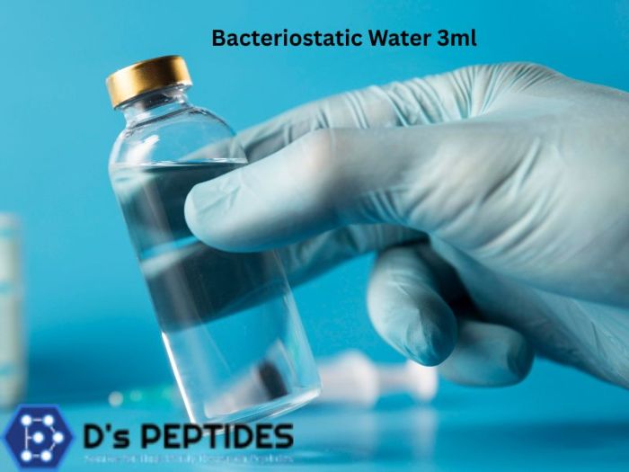 Bacteriostatic Water 3ml for Reliable Laboratory Use