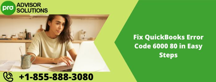 QuickBooks Error Code 6000 80 How to Fix Company File Access Issue Quickly