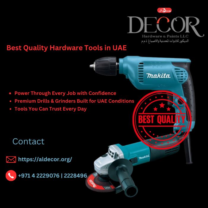 Best Quality Hardware Tools in UAE