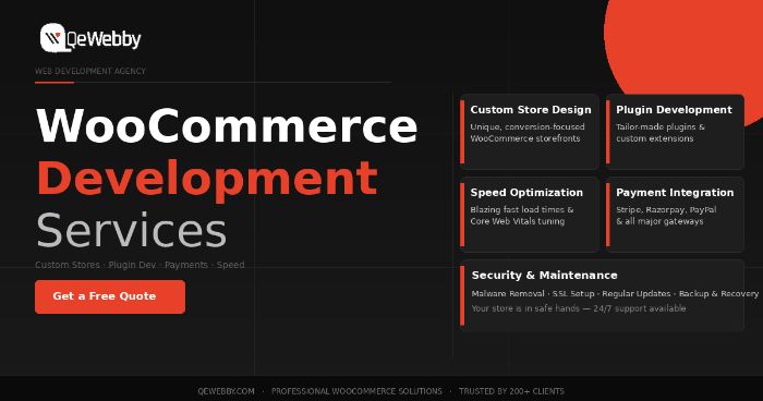 Expert WooCommerce Development Services Custom Online Stores