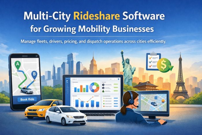 Launch MultiCity Ride Sharing Business with Advanced Software