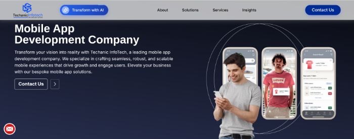 Mobile App Development Company Custom iOS Android Solutions
