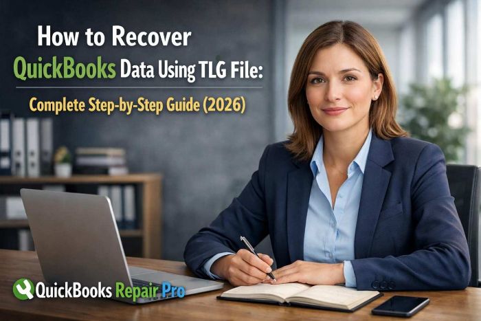 Recover QuickBooks Data Using TLG File Complete 2026 Guide