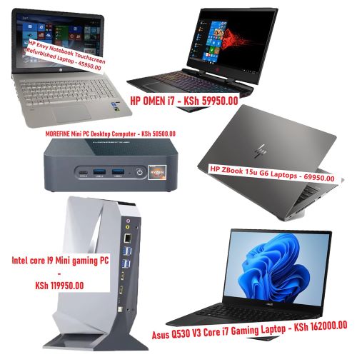 Verified and functioning Laptops and Mini desktops