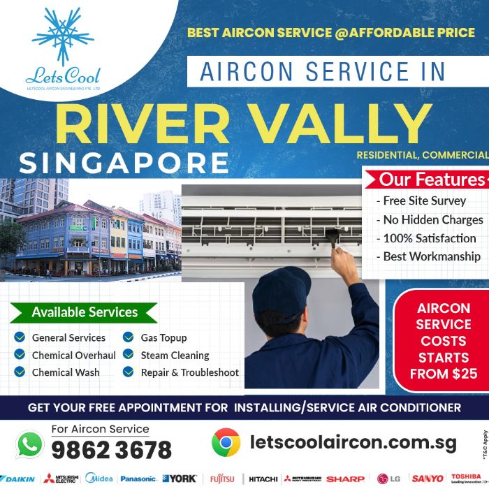 Aircon servicing River valley