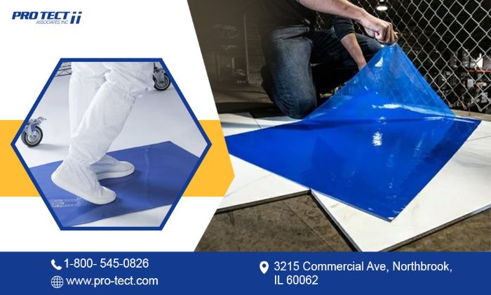 Disposable Sticky Mats for Construction Pro Tect Associates