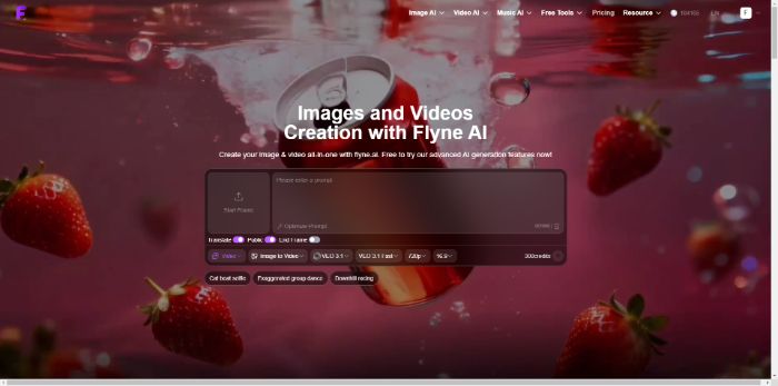 Flyne AI: Free Advanced AI Image Video Generator