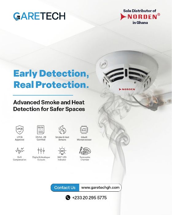 Heat Detector Alarm Garetech