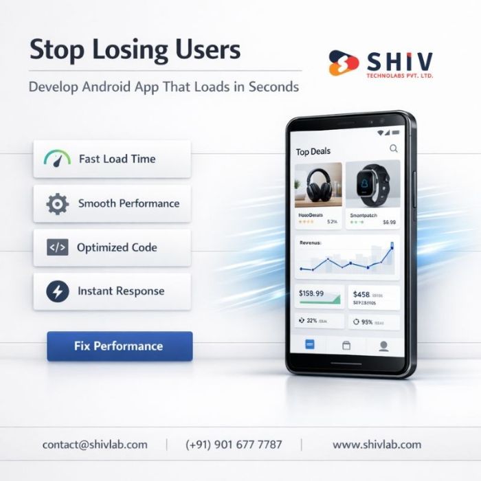Leading Android App Development Company Shiv Technolabs
