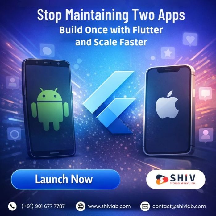 Leading Flutter App Development Company Shiv Technolabs
