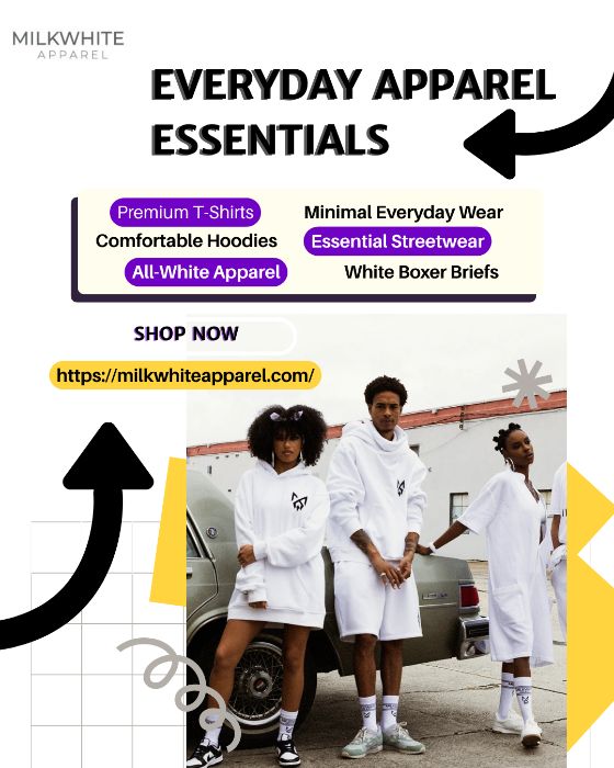 MilkWhite Apparel: Everyday Apparel for Effortless Style