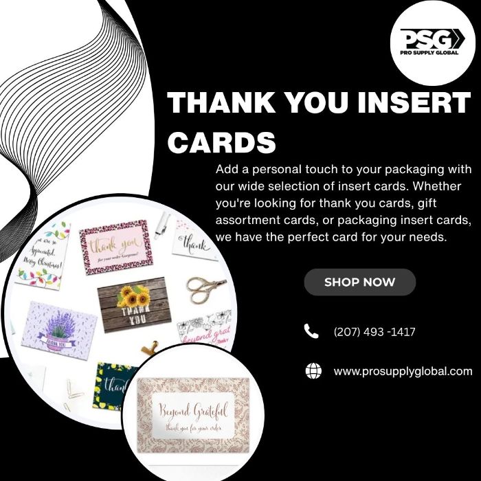 Premium Insert Cards for Packaging and Branding Needs