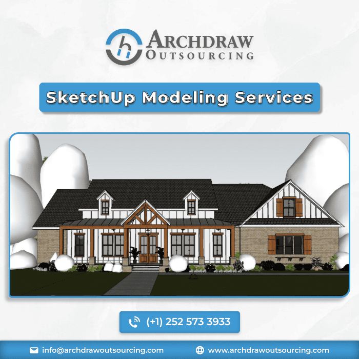 Professional SketchUp Modeling Services for Architecture Construction