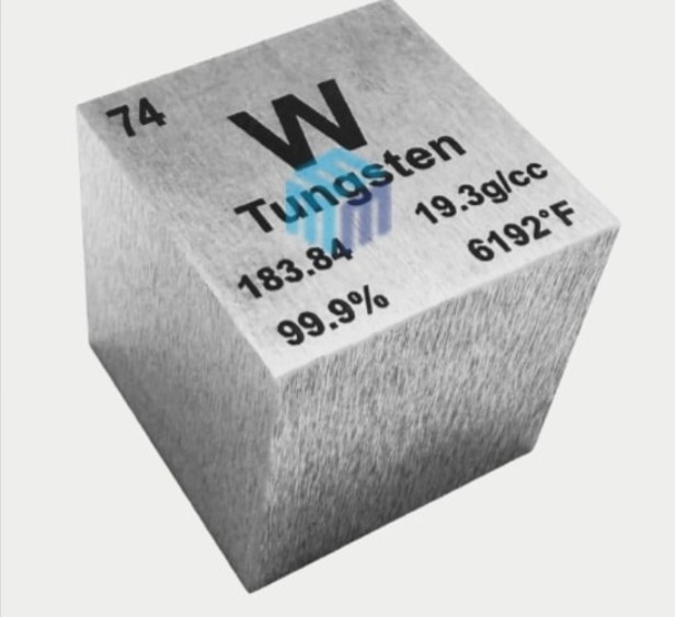Pure Tungsten Cube in 1 Inch, 2 Inch and 4 Inch Sizes