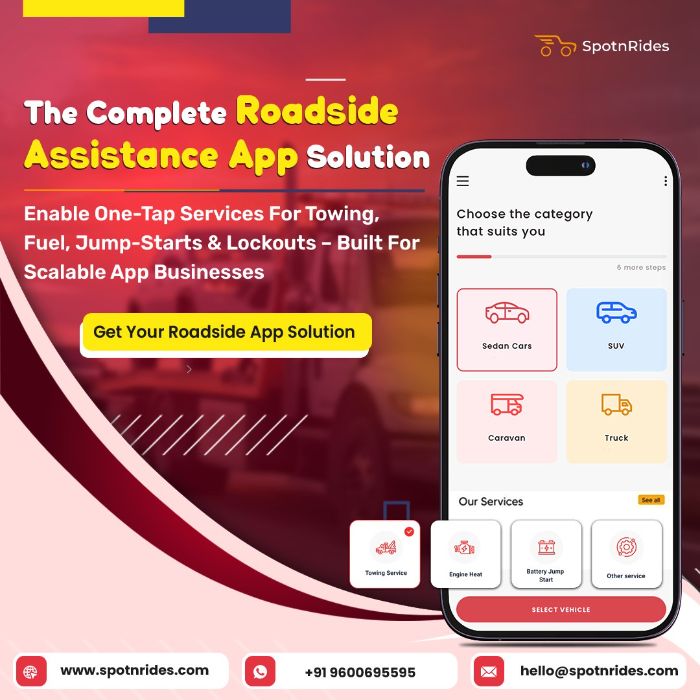 Roadside Assistance App Solution Smart Support Anytime, Anywhere