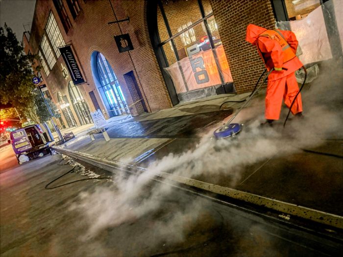 Sidewalk washing long Island NY