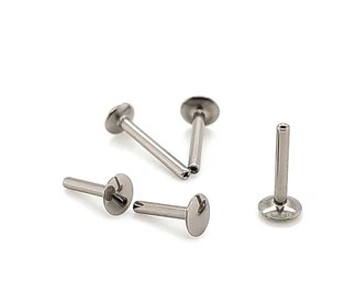 Titanium Flat Back Nose Stud Comfortable Daily Wear