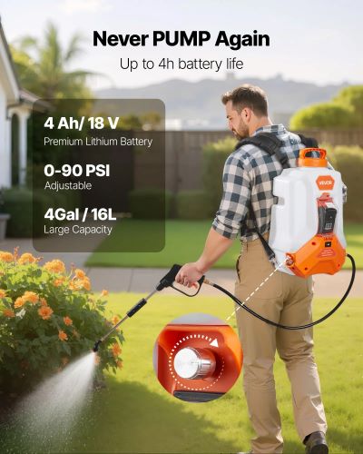 VEVOR Battery Powered Backpack Sprayer VEVOR Battery Powered Backpack Sprayer