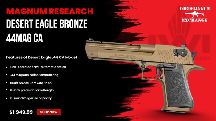 Desert Eagle .44 Magnum Burnt Bronze Limited Edition for Sale