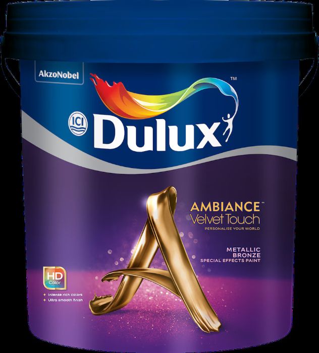 Dulux Velvet Touch Metallic Bronze Paint