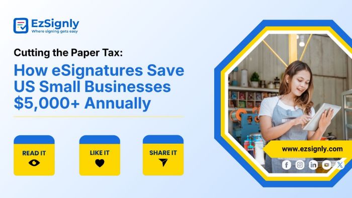 How eSignatures Help US Businesses Save More