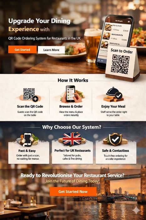 QR Code Ordering System for Restaurants in UK Upgrade Your Dining Experience with TableReady QR Code Ordering System for Restaurants in UK Upgrade Your Dining Experience with TableReady